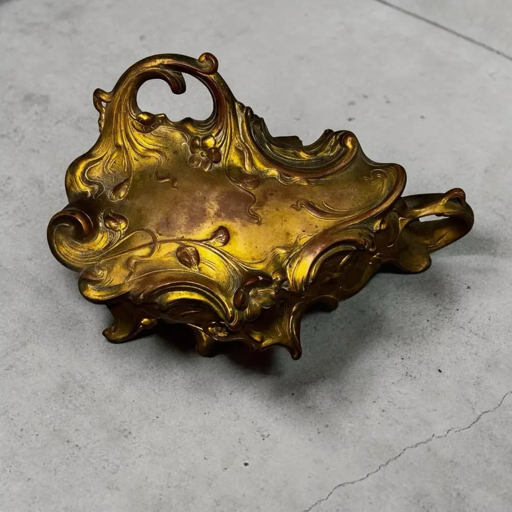 Art Nouveau 1900's W. B. Mfg. Co. Weidlich Brothers Jewelry Box Wb 336 Trinket